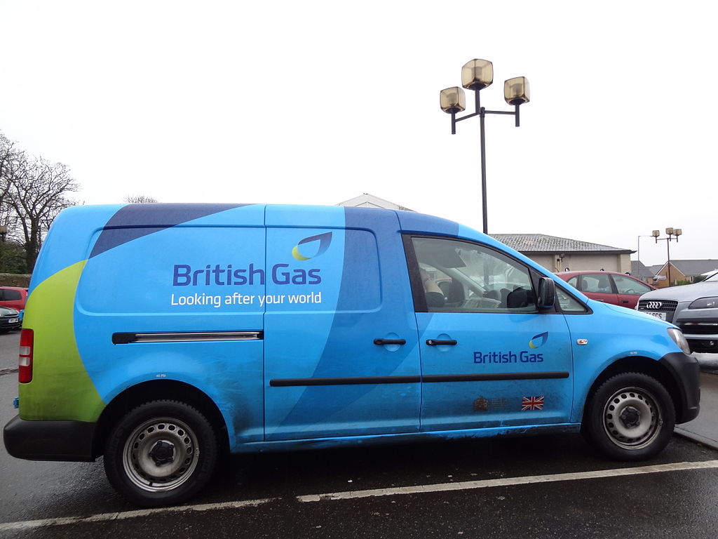 British gas van