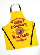 Exclusive Mustard Label Cotton Apron