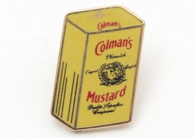 Colman's Lapel Badge - Tin