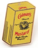 Colman's Lapel Badge - Tin